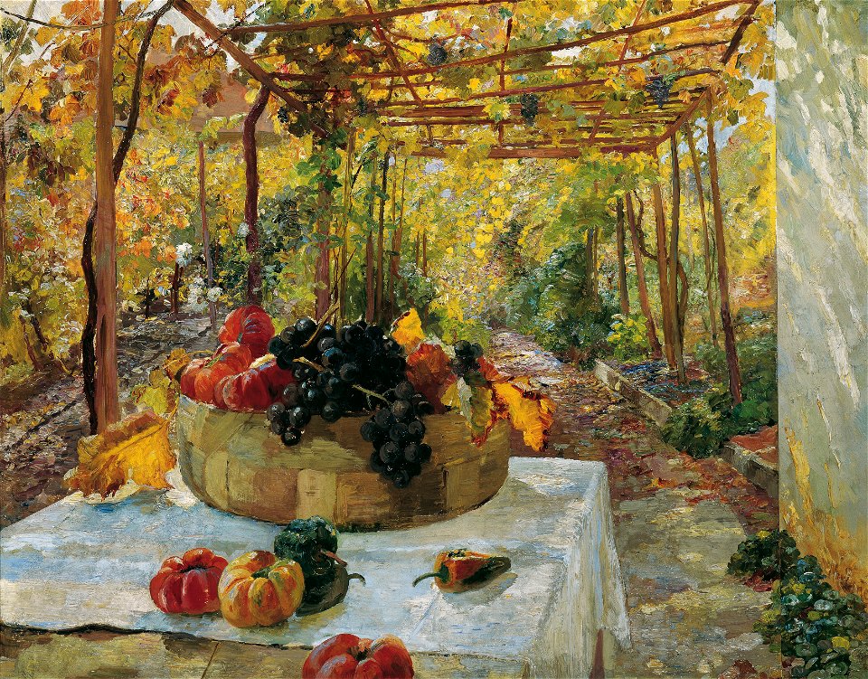 Marie Egner - In der Pergola - 1546 - Österreichische Galerie Belvedere