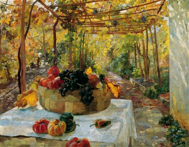 Marie Egner - In der Pergola - 1546 - Österreichische Galerie Belvedere