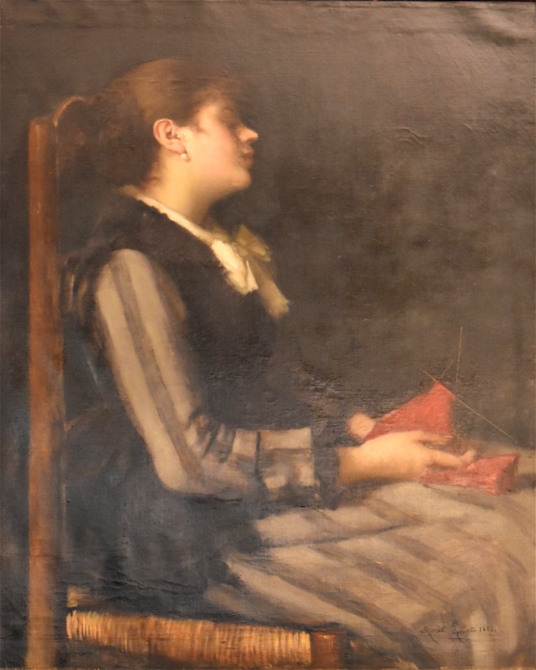 Marie Petiet - Tricoteuse endormie 02