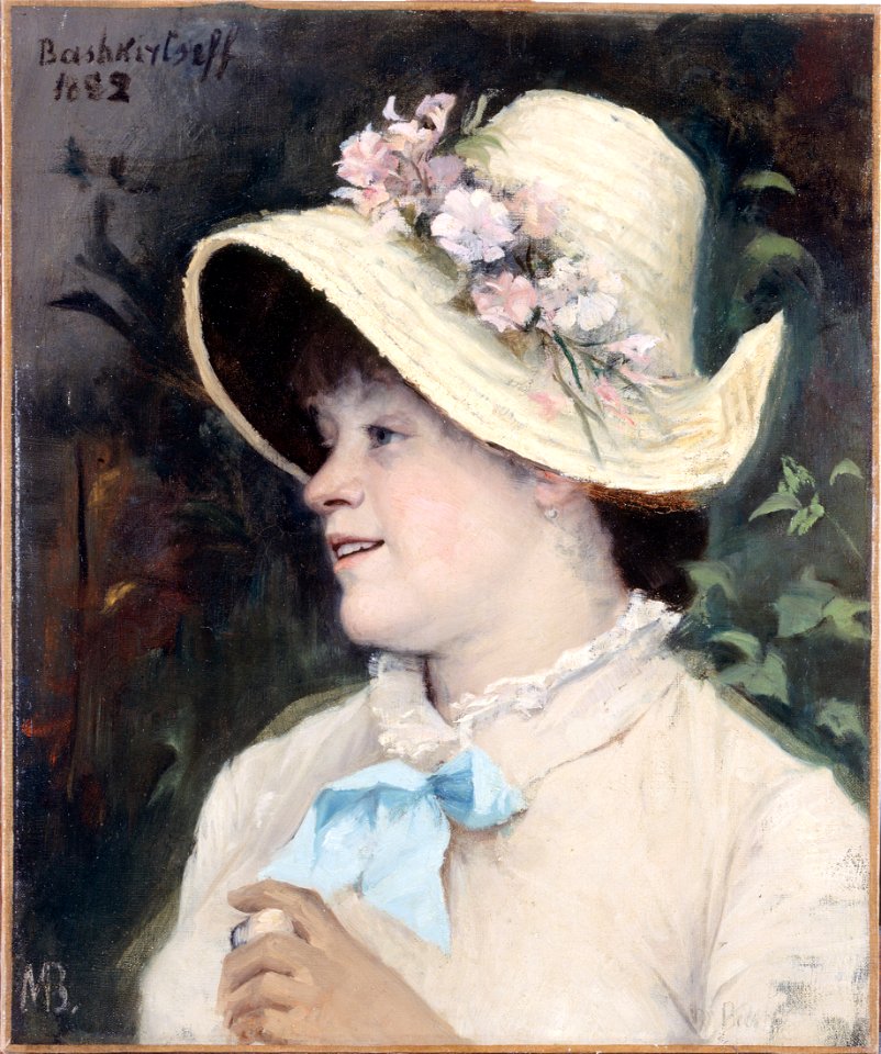 Marie Bashkirtseff - La Parisienne, portrait d'Irma, modèle à l'Académie Julian - PPP129 - Musée des Beaux-Arts de la ville de Paris