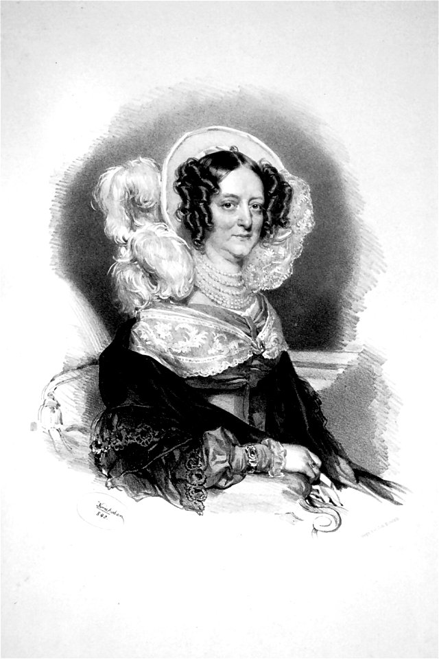 Marie Karoline Nimptsch Litho