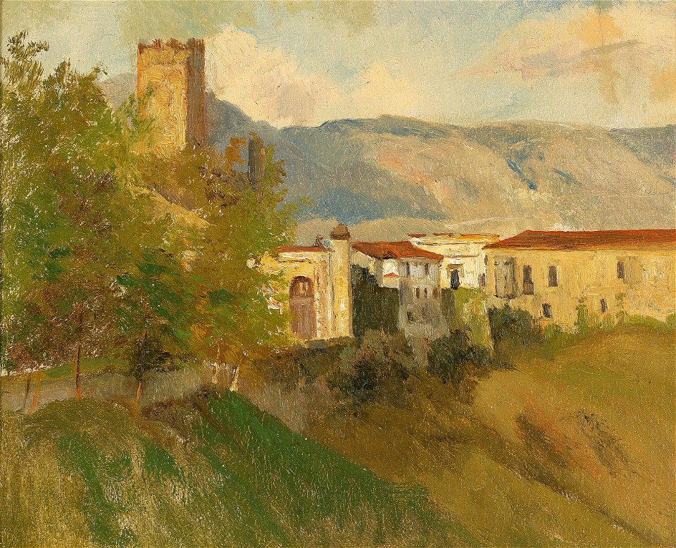 Marie Egner Südliche Landschaft 2