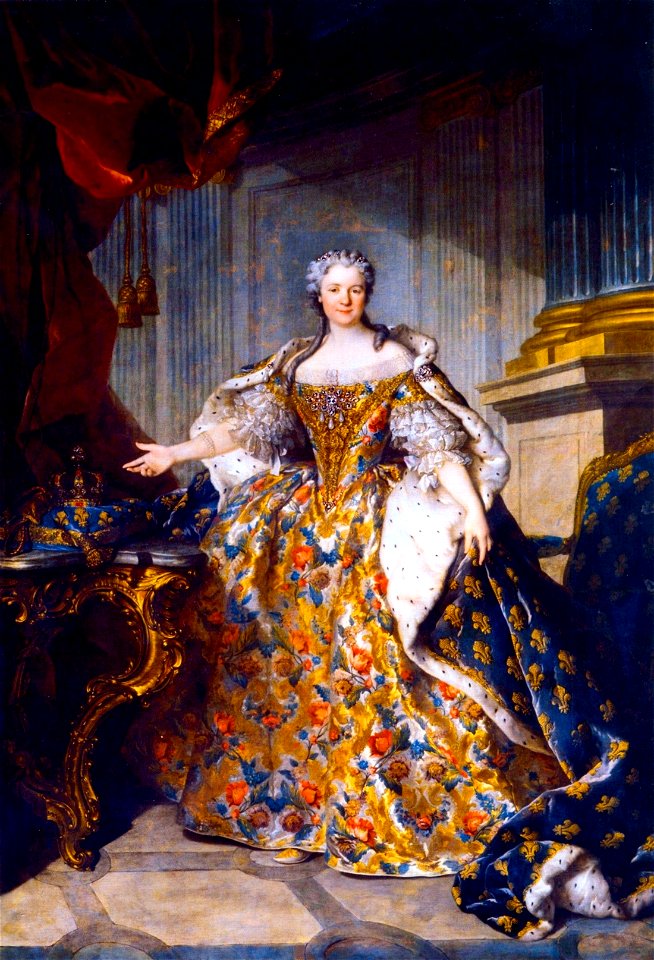 Marie Leszczyńska, Queen of France - Louis Tocqué