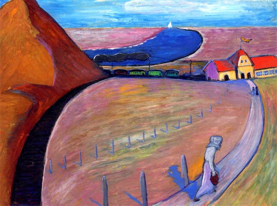 Marianne von Werefkin - Bahnhof Prerow