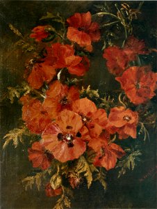 Marie Wuytiers - Stilleven met anemonen