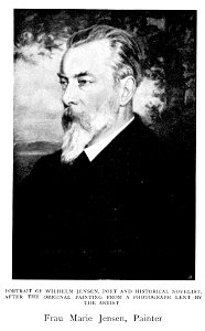 Marie Jensen - Portrait of Wilhelm Jensen, Poet and Historical novelist