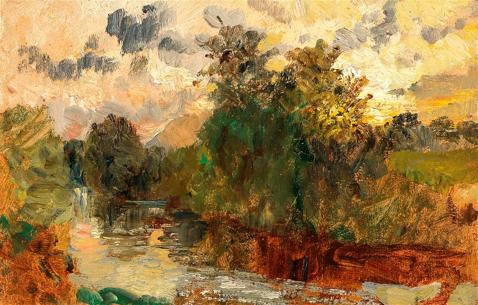 Marie Egner Am Bach