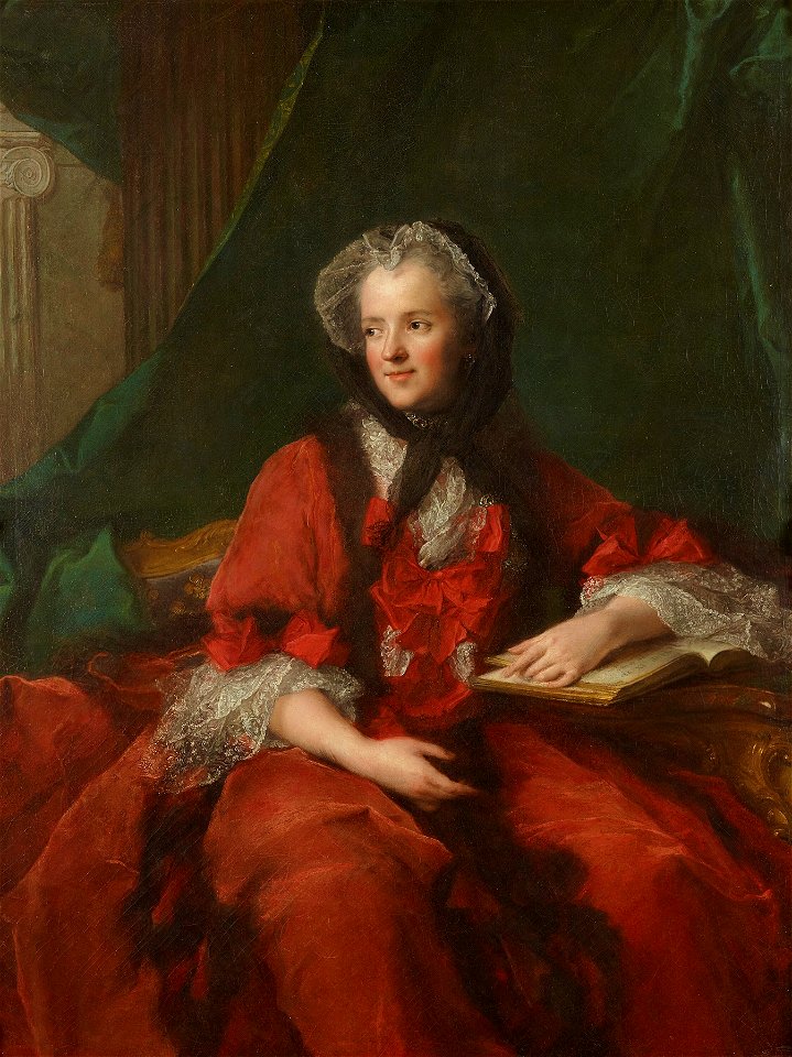 Marie Leszczyńska, reine de France, lisant la Bible by Jean-Marc Nattier, 002