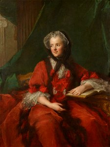 Marie Leszczyńska, reine de France, lisant la Bible by Jean-Marc Nattier, 002