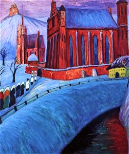 Marianne von Werefkin - Church of Saint Anne, Vilnius