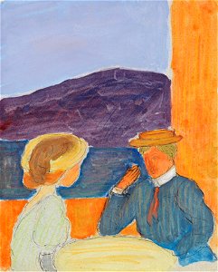 Marianne von Werefkin Paar im Gespräch