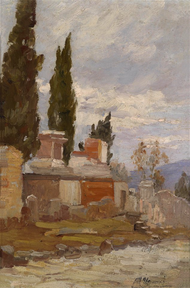 Marie Egner Südliche Landschaft