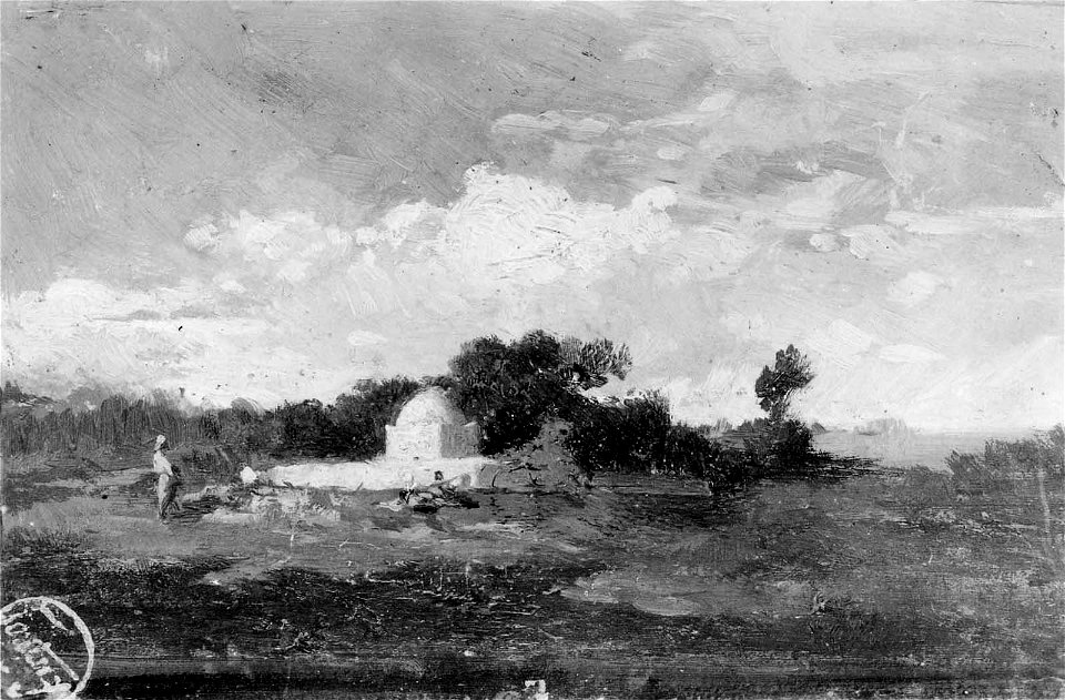 Mariano José Maria Bernardo Fortuny y Carbó - Tomb in North Africa - 34.31 - Museum of Fine Arts, Boston