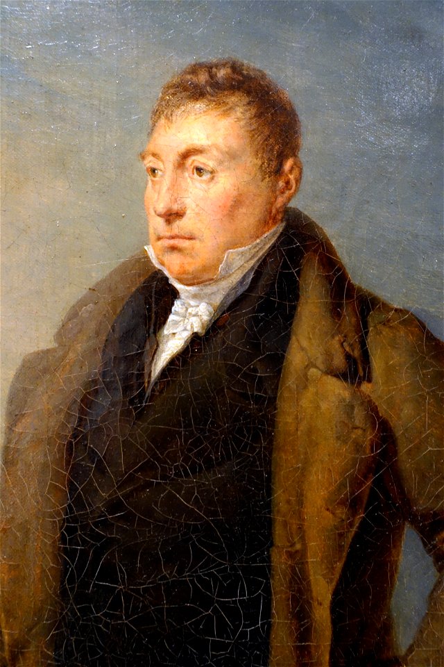 Marie-Joseph-Paul-Yves-Roch-Gilbert du Motier, Marquis de Lafayette, by Ary Scheffer, detail, c. 1822, oil on canvas - Fogg Art Museum, Harvard University - DSC01431