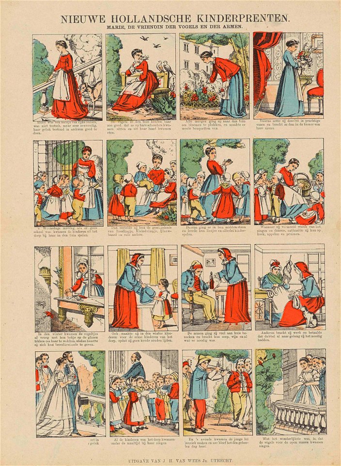 Marie, de vriendin der vogels en der armen