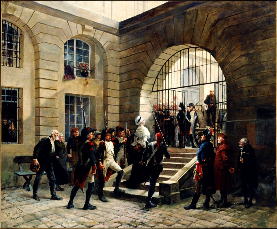 Marie-Antoinette sortant de la Conciergerie, le 16 octobre 1793