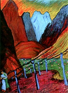 Marianne von Werefkin - Lovers - Vineyard