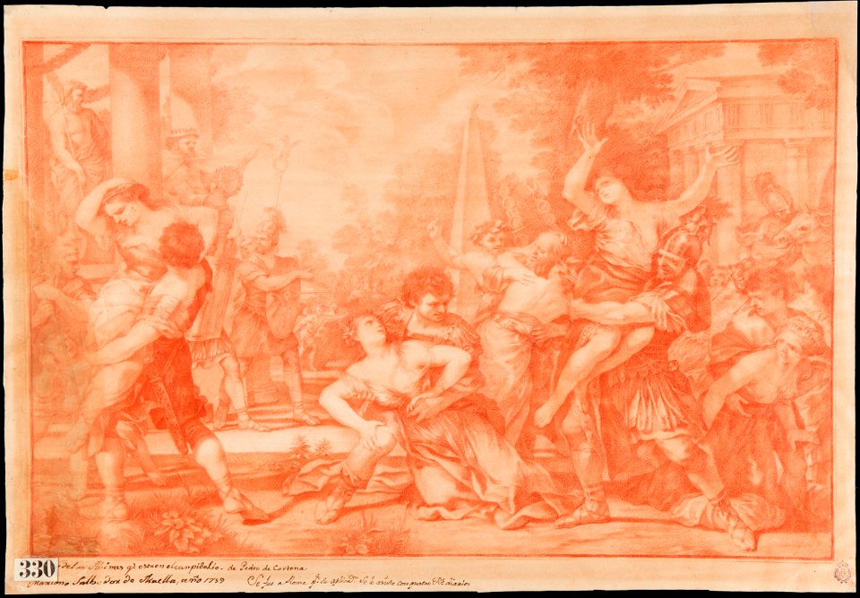 Mariano Salvador Maella - El rapto de las sabinas - Google Art Project