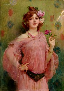 Marie-Félix Hippolyte-Lucas - Une beauté en rose