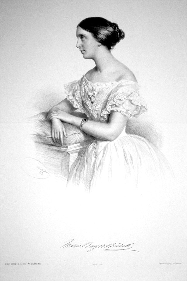 Marie Bayer-Bürck Litho