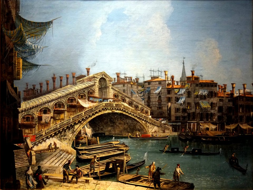 Marieschi Ponte Rialto in Venice