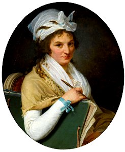 Marie Adelaide Duvieux, nee Landragin - Self-portrait