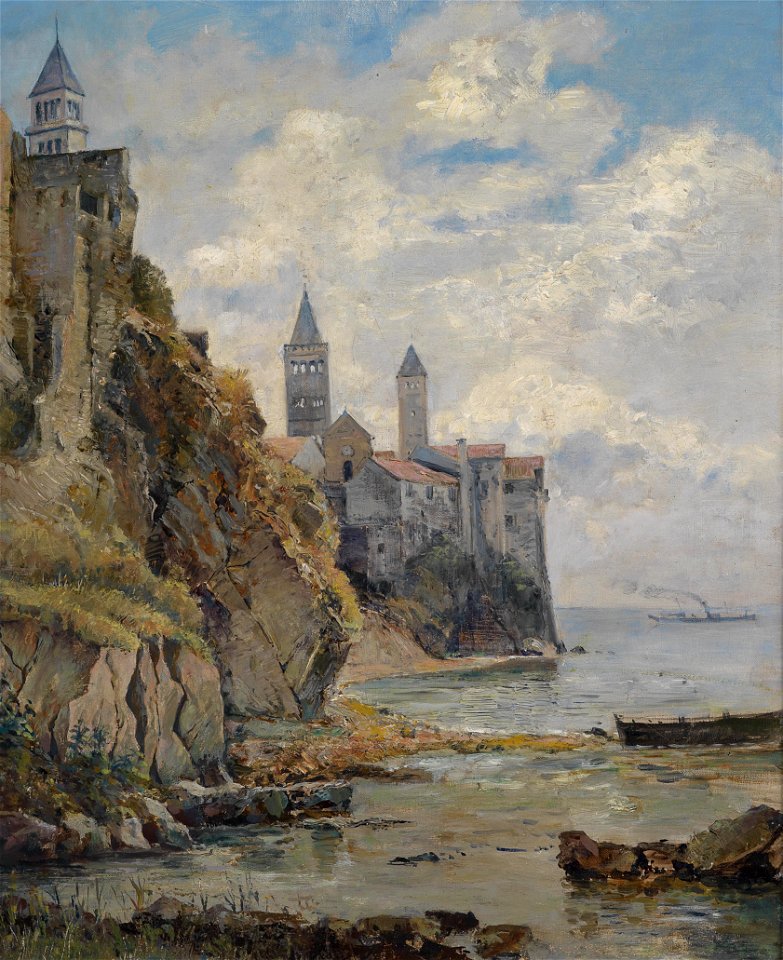 Marie Egner Motiv von der Insel Rab