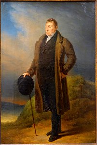 Marie-Joseph-Paul-Yves-Roch-Gilbert du Motier, Marquis de Lafayette, by Ary Scheffer, c. 1822, oil on canvas - Fogg Art Museum, Harvard University - DSC01429. Free illustration for personal and commercial use.