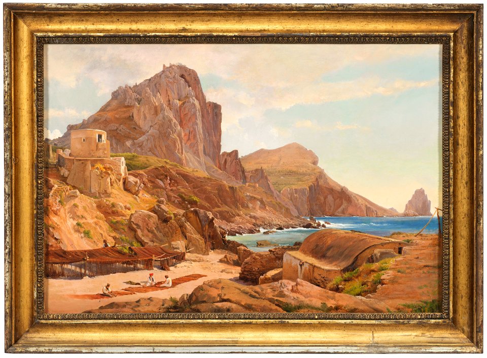 Marina Piccola, Capri (Louis Gurlitt) - Nationalmuseum - 180231