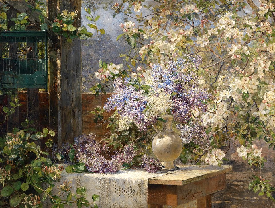 Marie Egner - In The Blossoming Bower