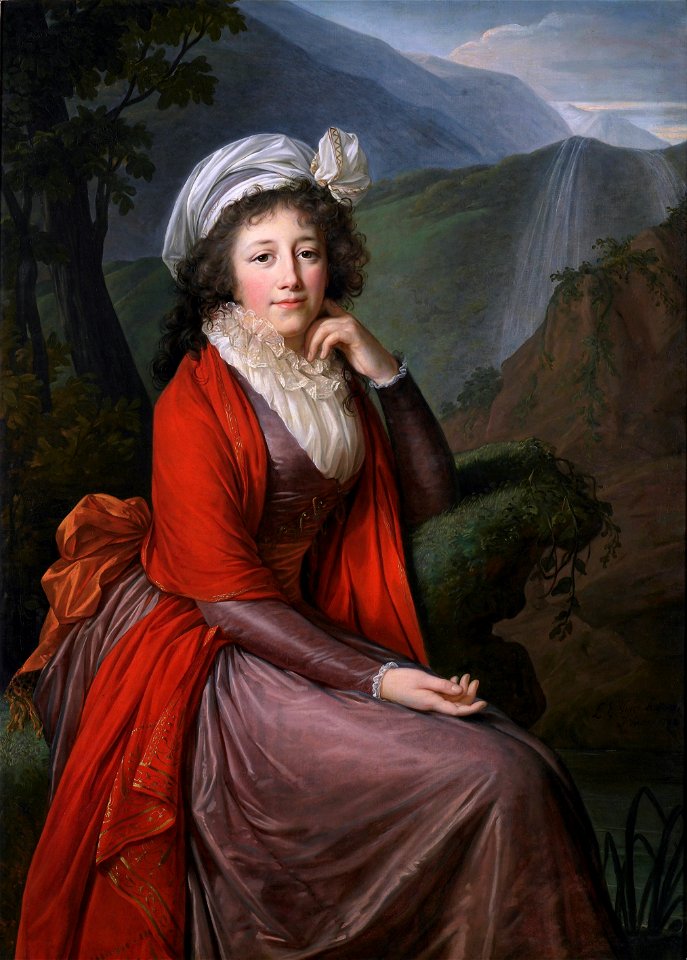 Marie Louise Elisabeth Vigée-Le Brun - Portrait de la comtesse Maria Theresia BucquoiFXD