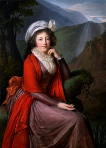 Marie Louise Elisabeth Vigée-Le Brun - Portrait de la comtesse Maria Theresia BucquoiFXD