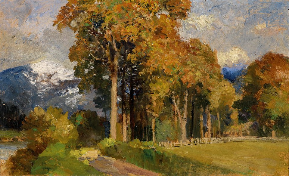 Marie Egner Bei Gmünd im Herbst