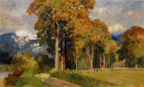 Marie Egner Bei Gmünd im Herbst