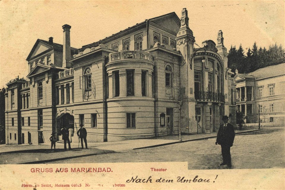 Marienbad (CZ), Tschechien - Theater (Zeno Ansichtskarten)