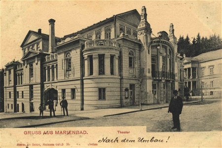 Marienbad (CZ), Tschechien - Theater (Zeno Ansichtskarten)