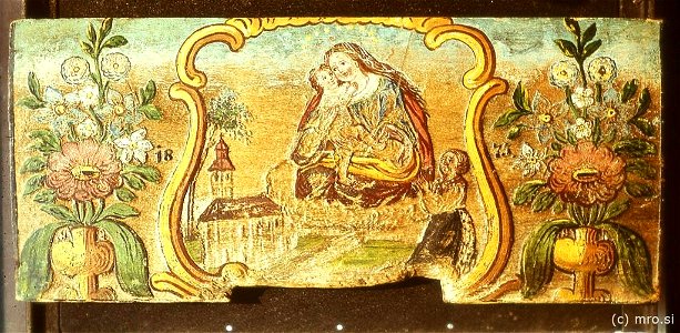 Marija pomagaj z Brezij (panjska končnica, 1875)