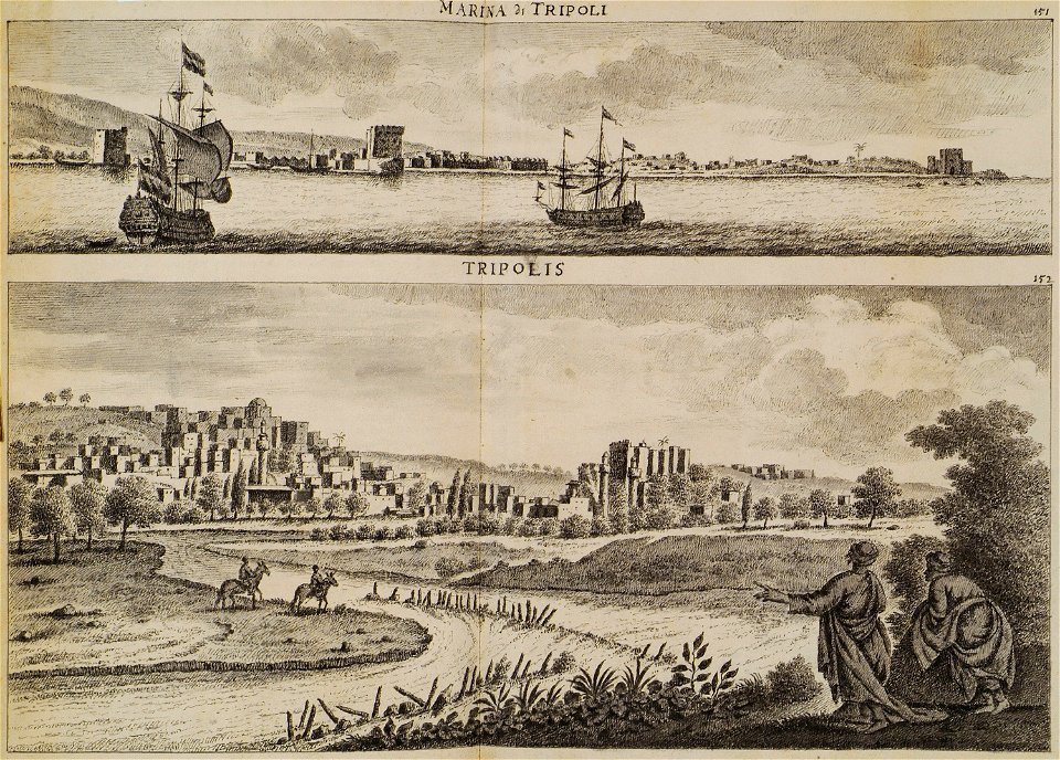 Marina di Tripoli Tripolis - Bruyn Cornelis De - 1714