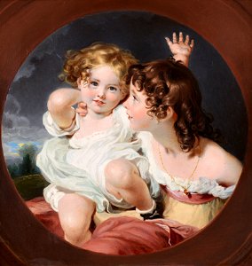 Marie Krafft - Zwei kleine Mädchen - 6682 - Österreichische Galerie Belvedere