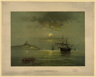 Marine moonlight scene LCCN2003677746