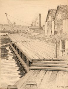 Marinmotiv-Galärvarvet - Sjöhistoriska museet - O 08947
