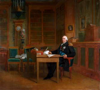 Marigny after Gérard - Louis XVIII of France in the Tuileries Palace, Versailles