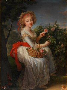Marie Louise Elisabeth Vigée-Le Brun - La princesa María Cristina de Borbón. Free illustration for personal and commercial use.