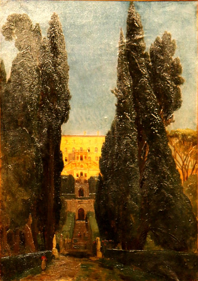Marius Granet - Villa d'Este
