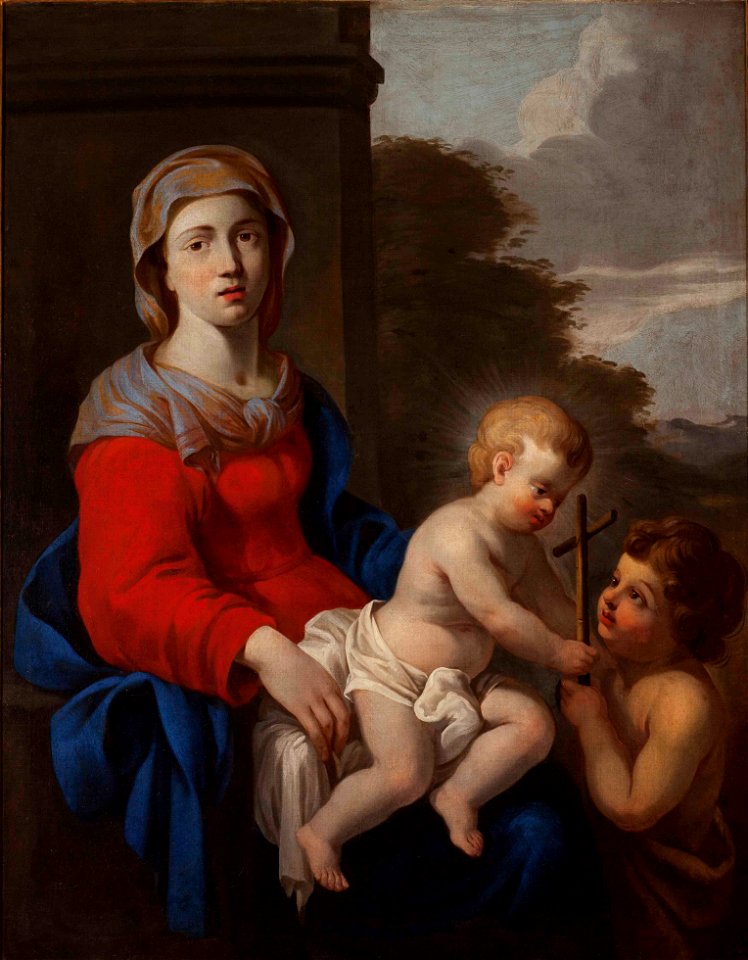 Marija z Jezusom in sv. Janezom Krstnikom (Pleterska zbirka)