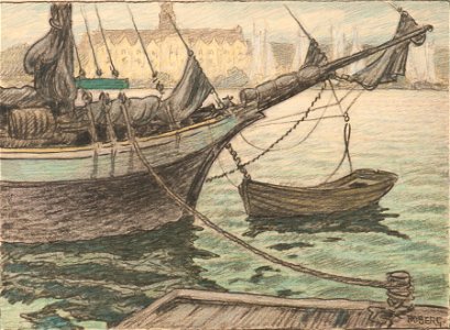 Marinmotiv-Vedskuta - Sjöhistoriska museet - S 1004