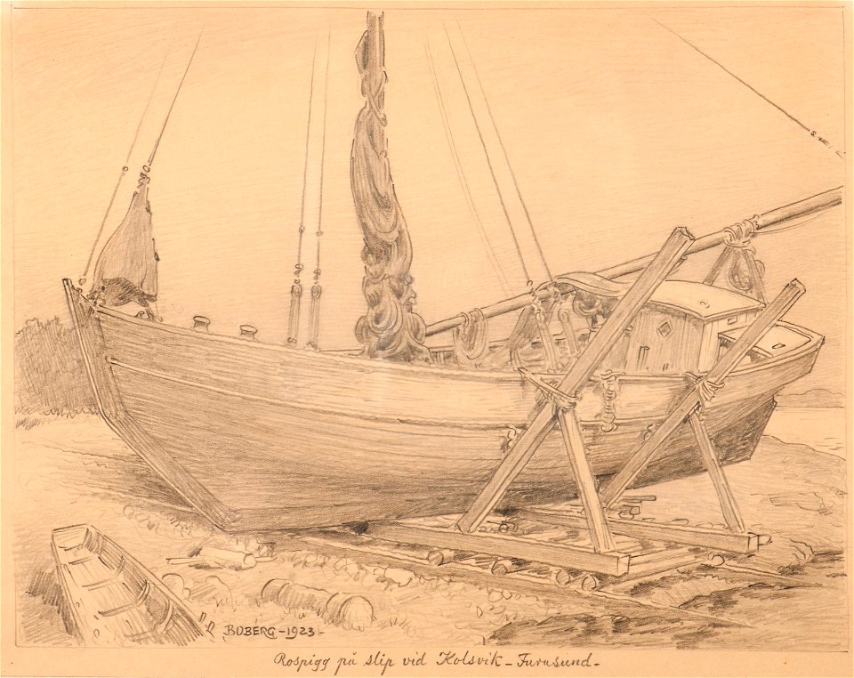 Marinmotiv-Rospigg - Sjöhistoriska museet - S 0992