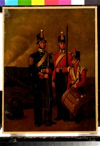 Marines with drum and rifles RMG BHC1207