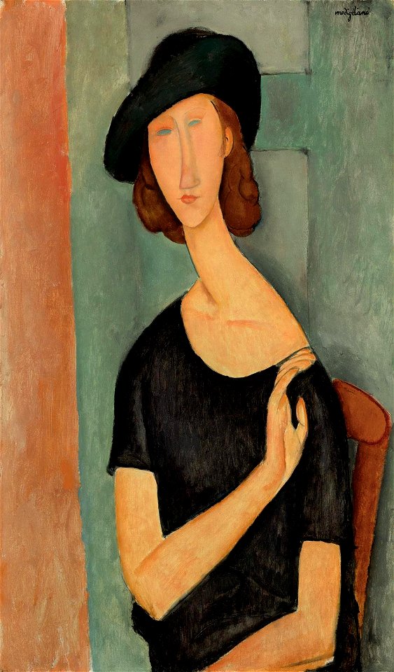 Amedeo Modigliani - Portrait de Jeanne Hébuterne (au Chapeau)