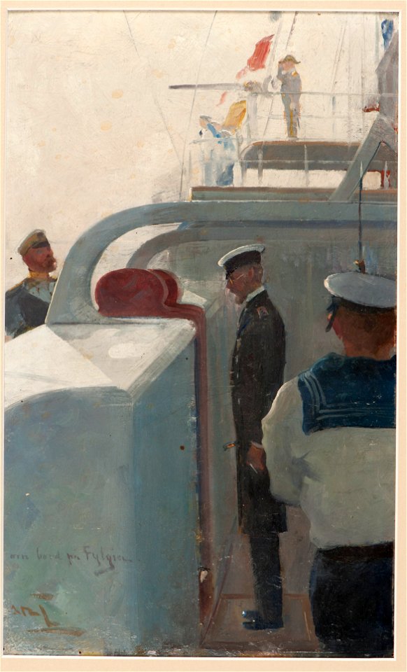 Marinmotiv-Pansarkryssare - Sjöhistoriska museet - O 10596